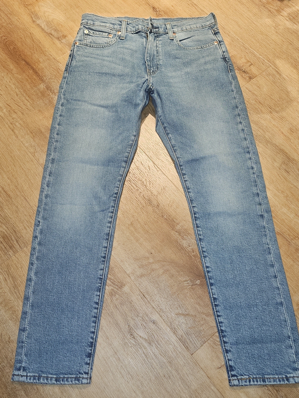 Levi's Premium 512 Slim Taper denim jeans light blue wash 30x30 Mens